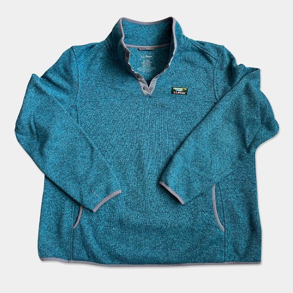 L.L.Bean Sweater Fleece Pullover - Picture 1 of 5